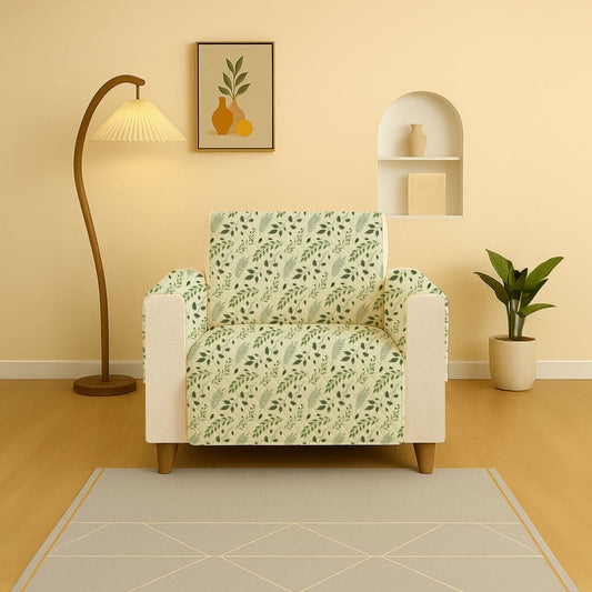 1 Seater Sofa Cover with Non Slip Base Lush Canopy