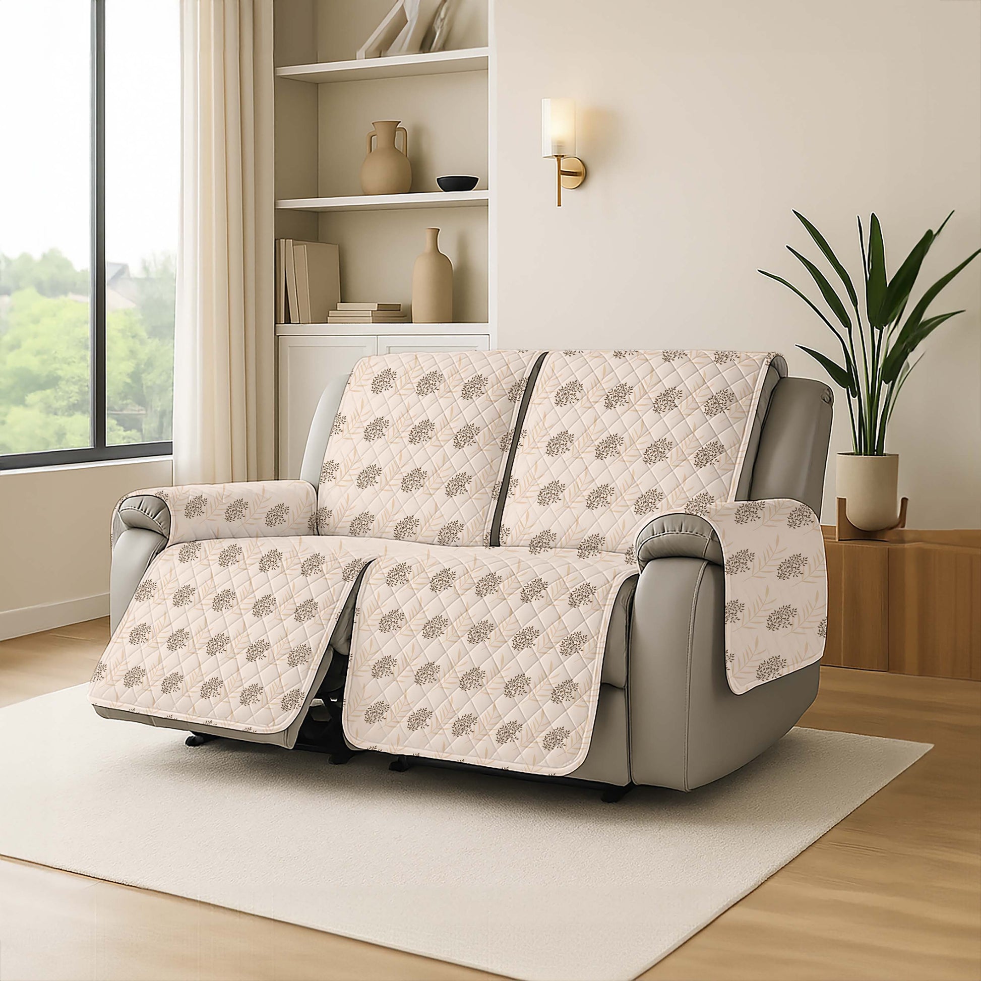 Fallen Leaves - 2 Seater Recliner Cover - Shades of Mom
