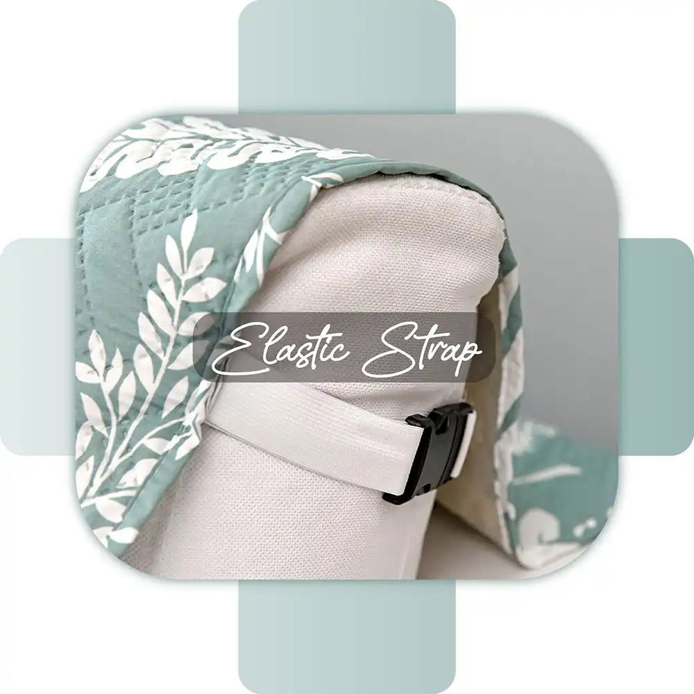 3 Seater Sofa Cover with Elastic Strap (Size C (190 cm), Warm Leaves) - Shades of Mom
