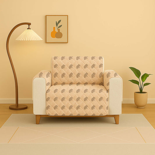 Fallen Leaves - 1 Seater Sofa Cover - Shades of Mom