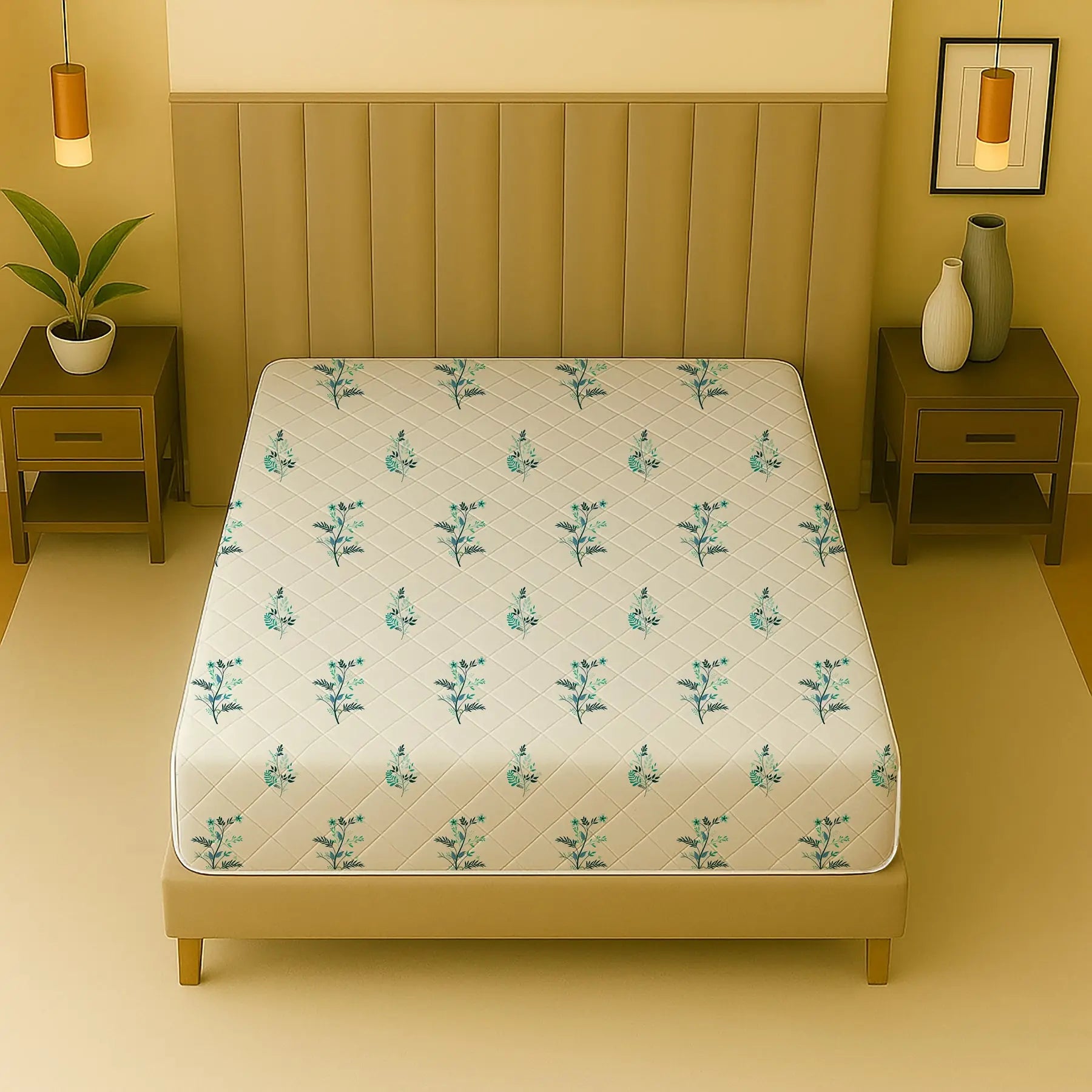 Silent Meadow - Double Mattress Protector - Shades of Mom