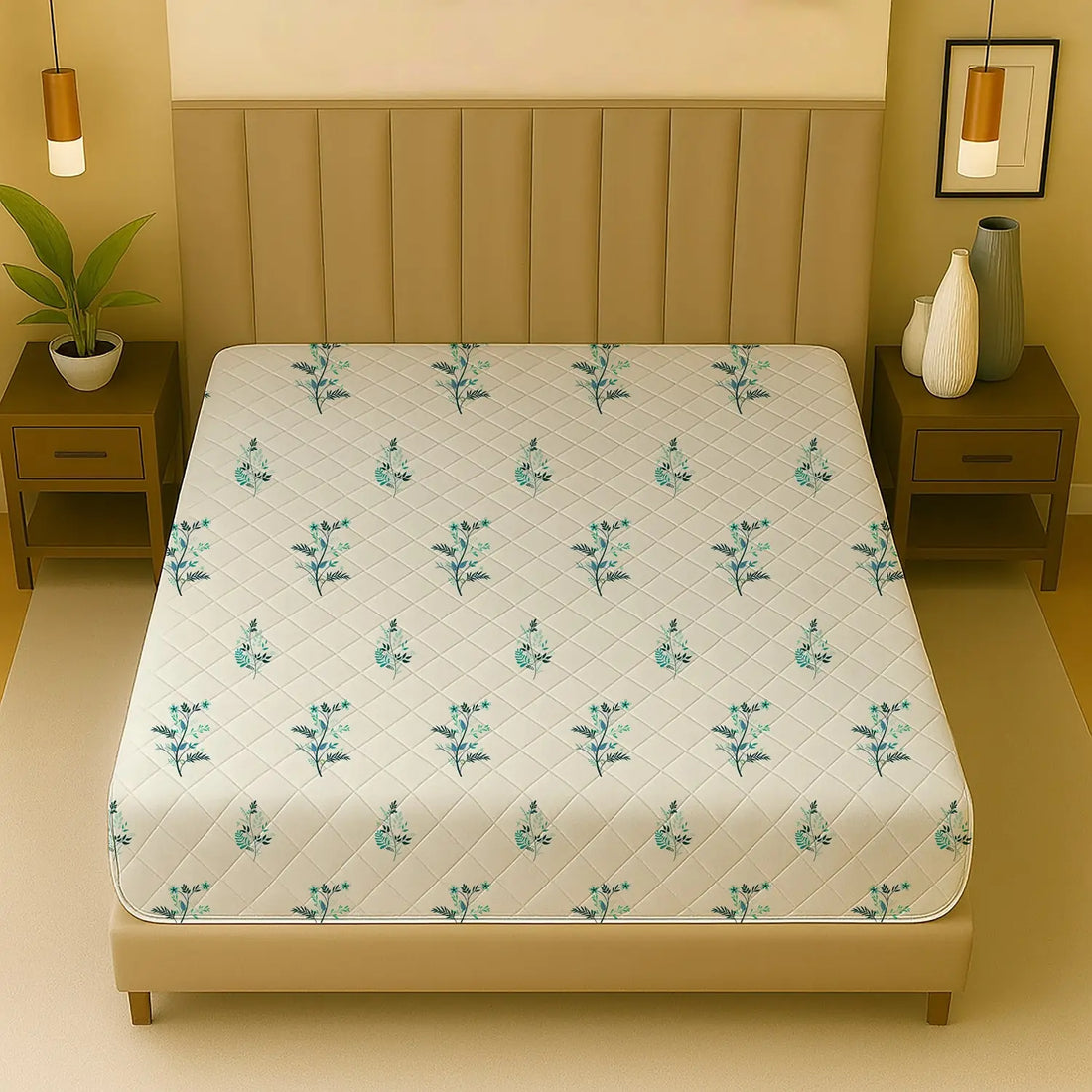 Silent Meadow - Queen Mattress Protector - Shades of Mom