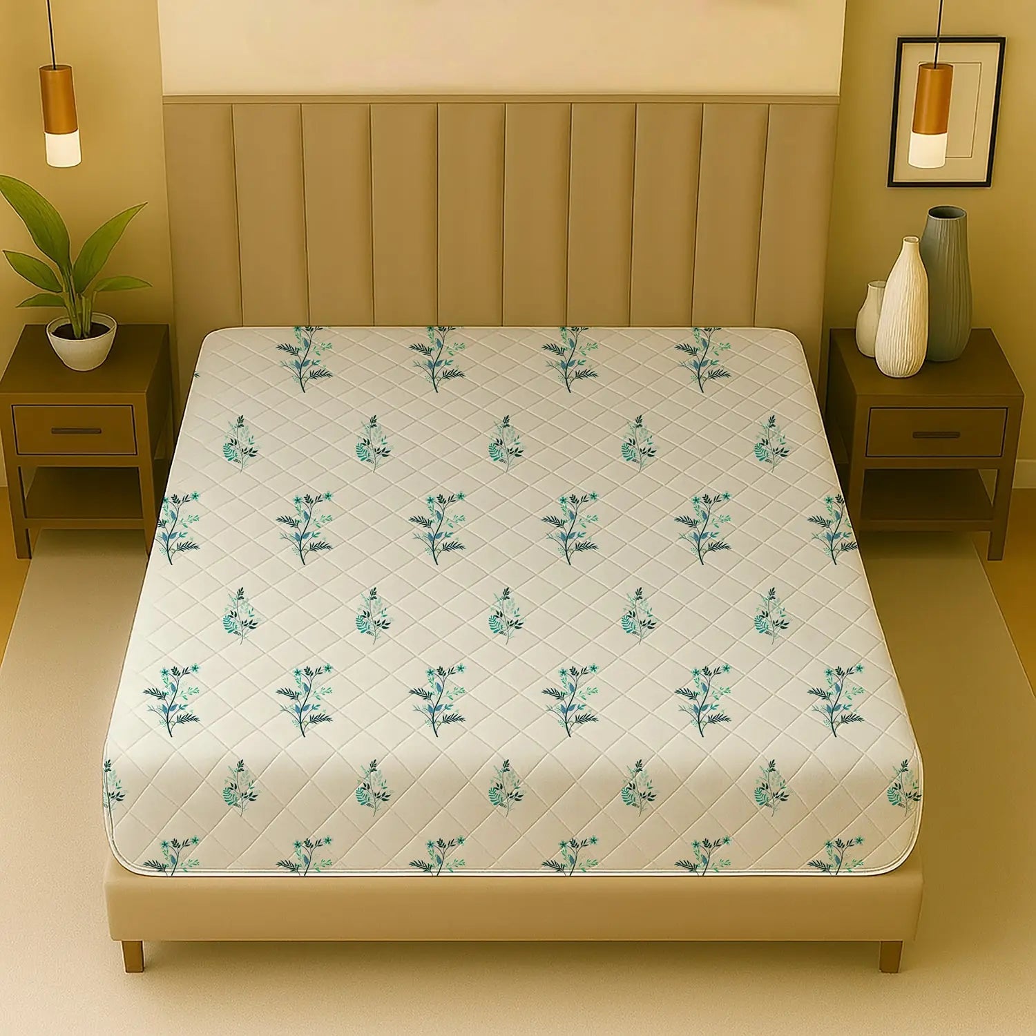 Silent Meadow - Queen Mattress Protector - Shades of Mom